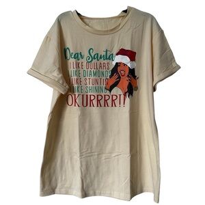 NWOT Dear Santa T-shirt